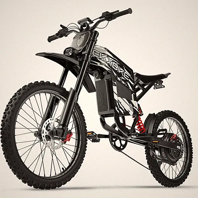 25" TIRE ADULTS ELECTRIC BIKE PEAK 6000W 45MPH 60V 30AH MOUNTAIN EBIKE US SHIP